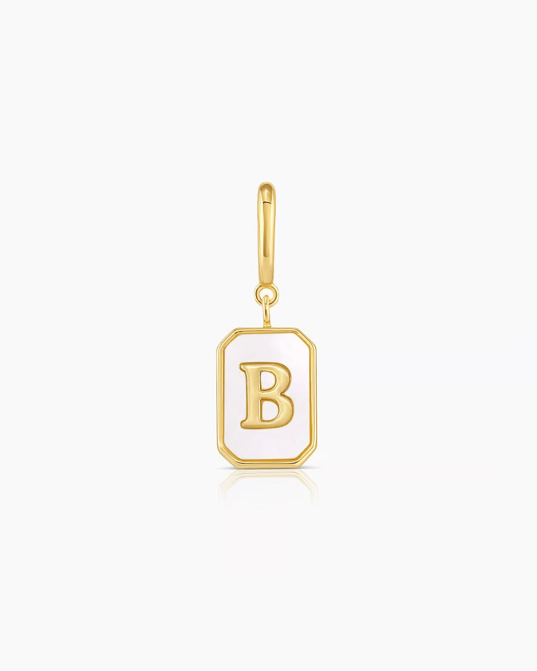 MOTHER OF PEARL ABC CHARM