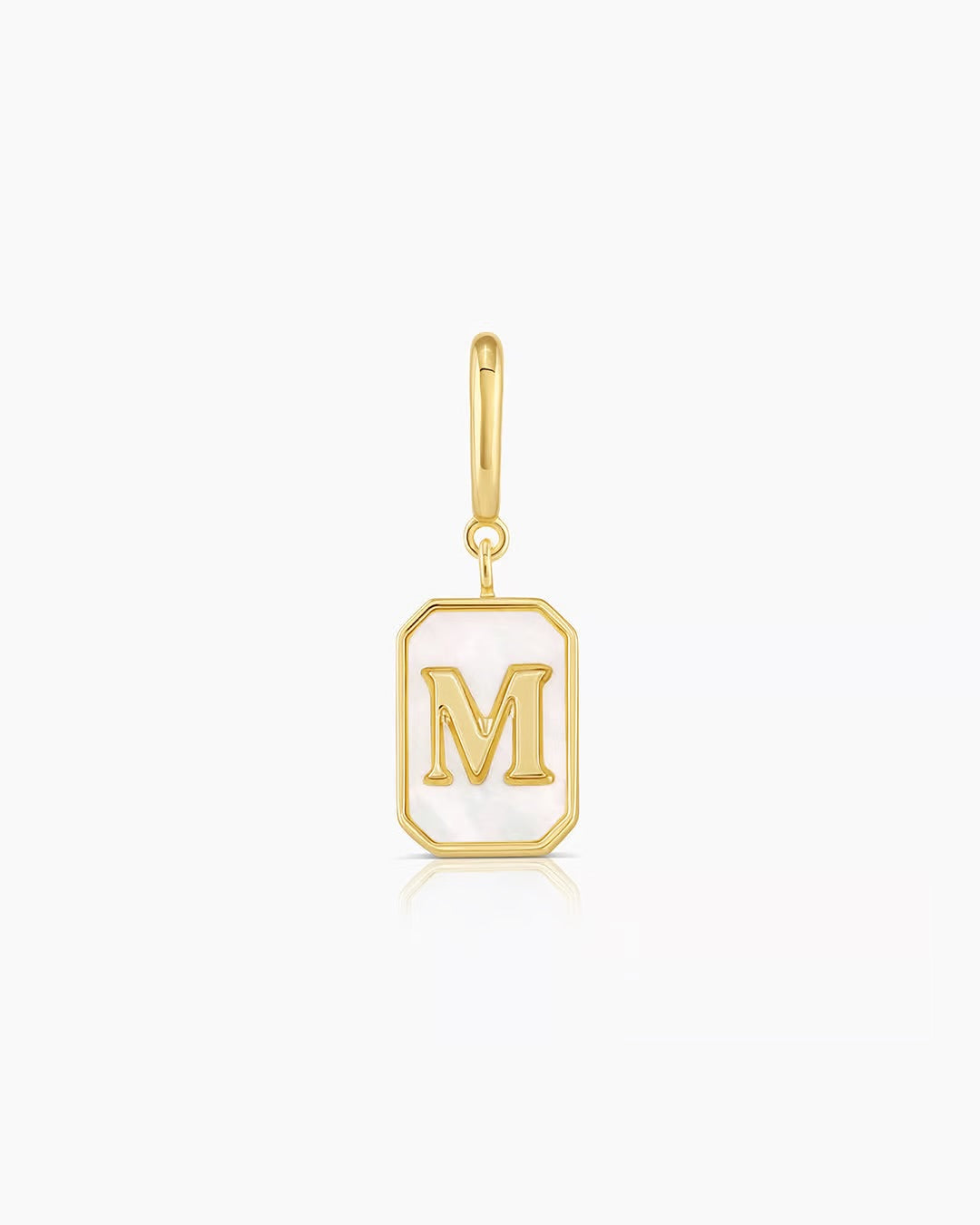 MOTHER OF PEARL ABC CHARM