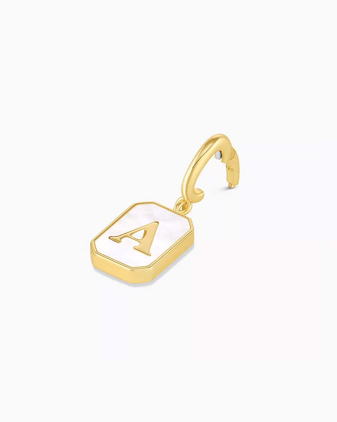 MOTHER OF PEARL ABC CHARM